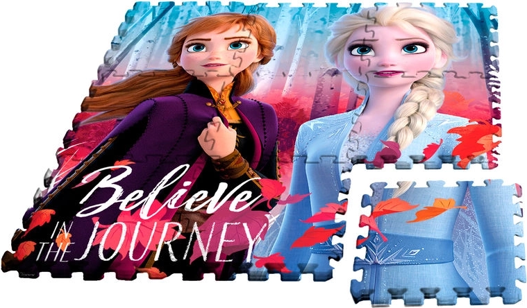 Disney Frozen 2 pjenasta puzzle podloga 9 dijelova