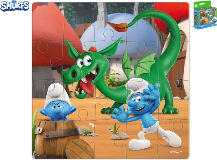 Puzzle Štrumpfovi – igra skrivača sa zmajem (20 dijelova)