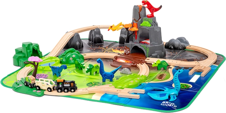 BRIO World dinosauri deluxe set vlakića
