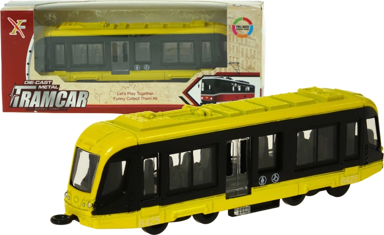 Metalni tramvaj s mehaničkim pogonom