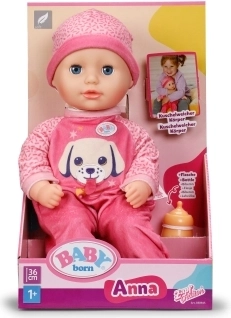 Lutka BABY born Anna tamnoružičasta 36 cm