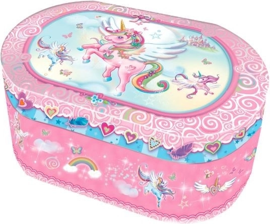 Ovalna glazbena kutija - Jednorog