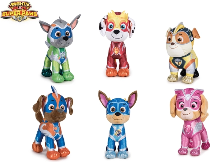 Plišani PAW PATROL Super Mighty Pups 19 cm
