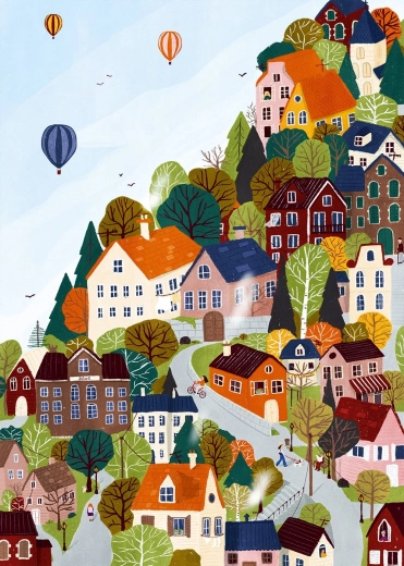 Slagalica Šumski grad 1000 dijelova PIECES & PEACE