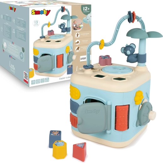 Little Smoby educational sensory cube 13-in-1 with damaged packaging