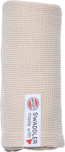 Lodger platnena pelena swaddler ciumbelle ivory 70 × 70 cm