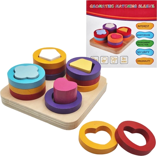 Drvena slagalica-umetaljka za djecu 3+