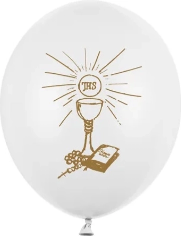 Baloni za Prvu svetu pričest PureWhite 27 cm