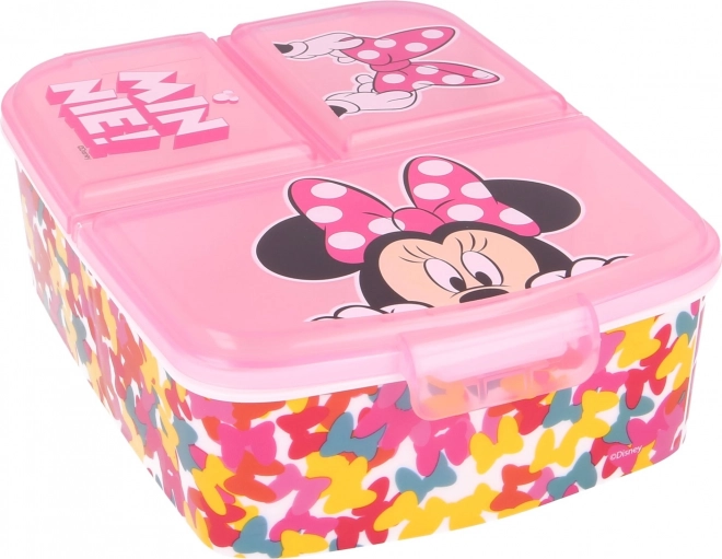 Dječji multi box za užinu MINNIE Mouse s pretincima