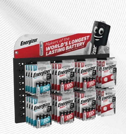 Energizer horizontalni stalak 4×2 s magnetskim pričvršćivanjem bez bočnih panela