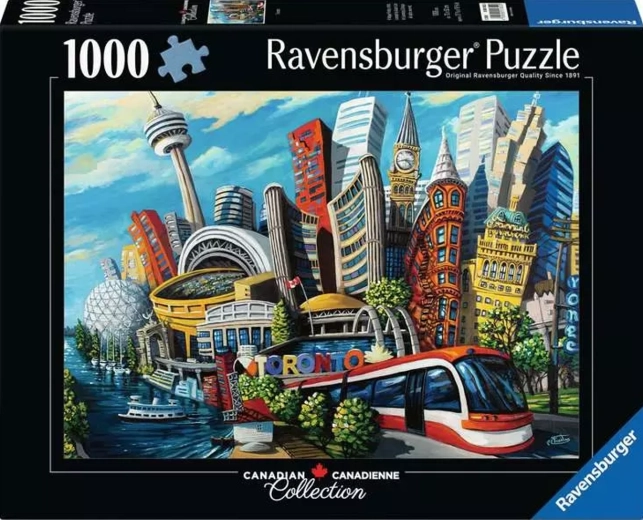 Ravensburger puzzle Canadian Collection: Toronto 1000 dijelova