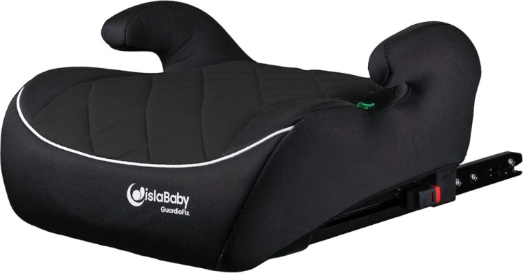 IslaBaby GuardioFix car booster seat with ISOFIX 125–150 cm black