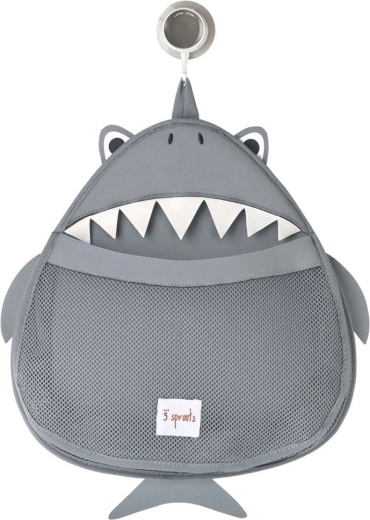3 Sprouts bathroom organizer shark gray