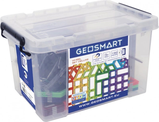 Magnetički konstruktorski set GeoSmart Deluxe Kotači set