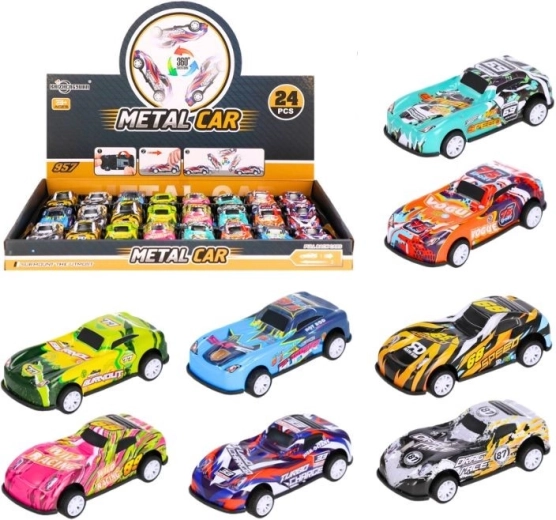 Metal Racing Car with Spinning Effect – 8 Colors