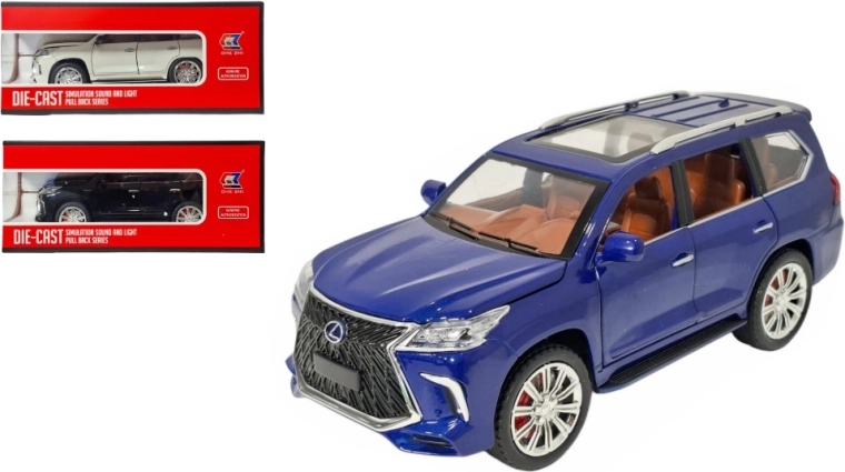 Metalni model LEXUS LX 1:24 sa svjetlom i zvukom