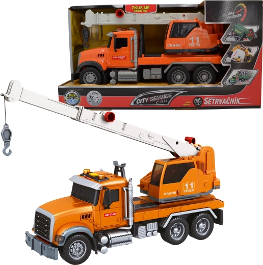 Gradski kamion s dizalicom 1:14 sa zvukovima i svjetlima