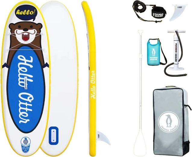 Dječji napuhujući paddleboard FunWater Tuxedo Sailor 240 cm (plavi)