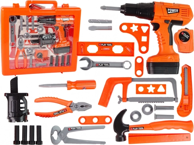 Set za majstore Odvijač Baterija Čekić Pila