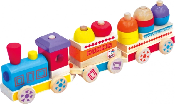 Bino Šareni drveni vlakić MAXI