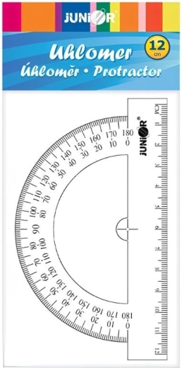 Prozirni kutomjer 12 cm