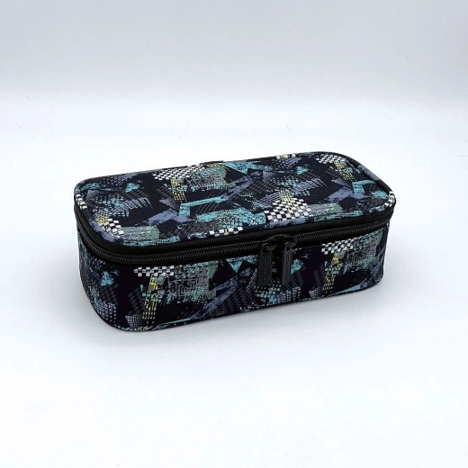 Školska etui CONCORDE Abstract s preklopom – zelena