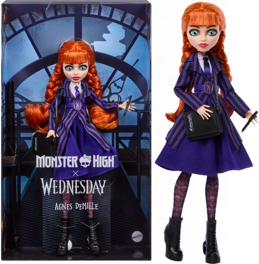 Monster High x Wednesday kolekcionarska lutka Agnes DeMille - 1 komad