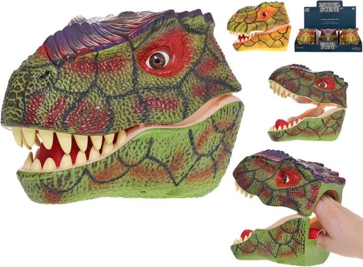 Kazališna lutka dinosaurus za djecu 21 × 14 cm