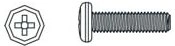 Phillips round-head screw M3 × 8 mm for Voltage, Major, Tiger and Hoolk Infect - 1 piece