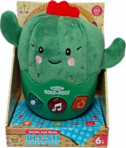 Plush cactus with sounds and melodies