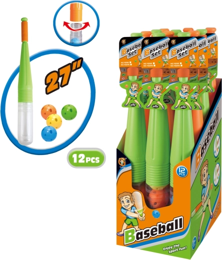 Bejzbol set za djecu s lopticama 69 cm
