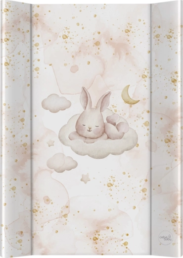 Ceba Baby podloga za previjanje s čvrstom pločom 50 × 70 cm ultra light sleepy bunny