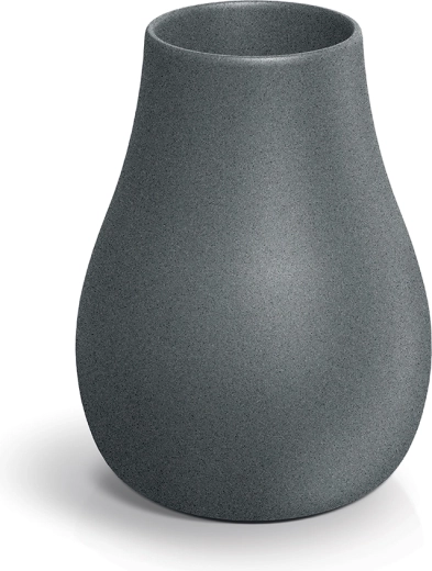 Lončanica Evolia Slim 40 cm – granitno siva, moderan okrugli plastični omotač za biljke