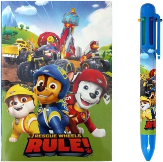 Paw Patrol notebook and pen set