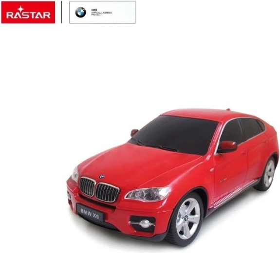Rastar BMW X6 RC auto na daljinsko upravljanje 1:24 crveno