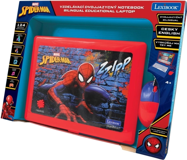 Lexibook češko‑engleski obrazovni laptop SPIDER-MAN za djecu