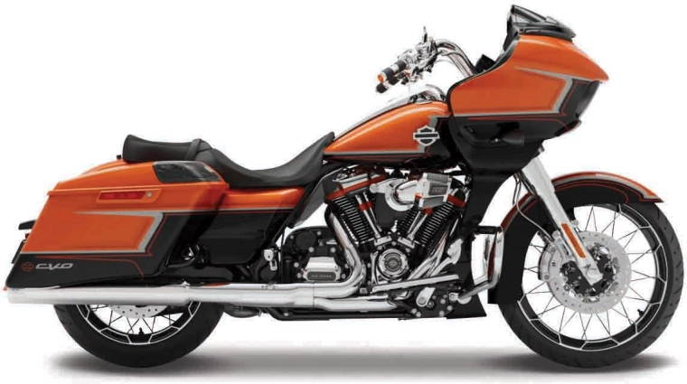Maisto Harley-Davidson 2022 CVO Road Glide narančasto-metallic crna 1:18