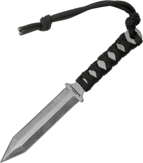 Condor Gladius 8 cm Neck Knife with Paracord and Plastic Sheath