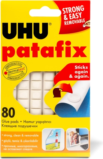 Patafix white adhesive putty, 80 pieces