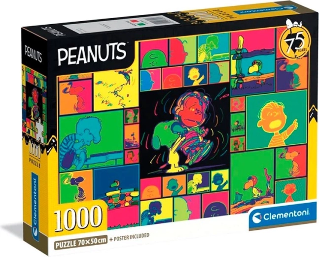 Clementoni puzzle Peanuts šarena kolaža 1000 dijelova