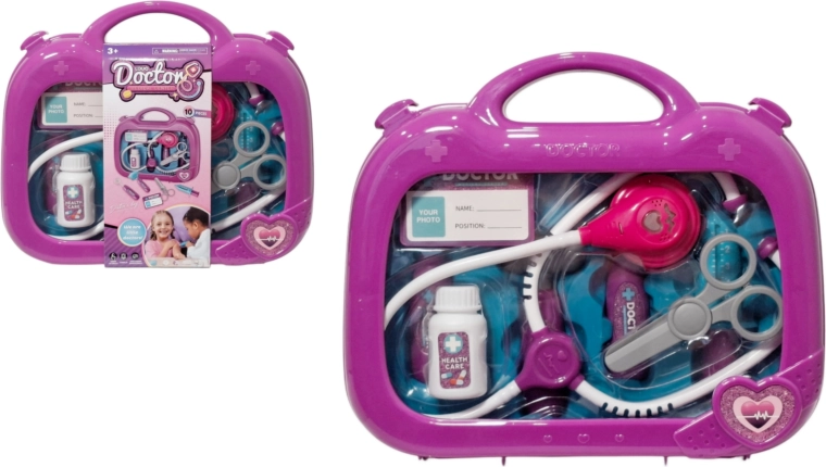 Doctor's case with light-up stethoscope