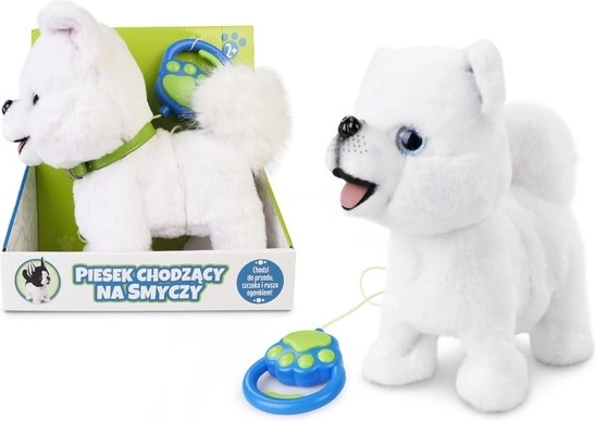 Walking Plush Dog on a Leash