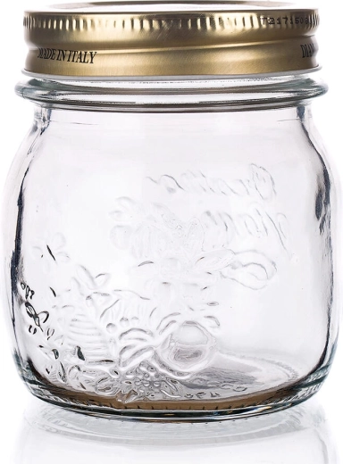 Teglica Quattro Stagioni 0,25 l sa staklenim tijelom i metalnim poklopcem