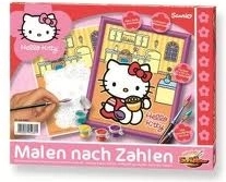Hello Kitty kitchen painting set with paints and frame