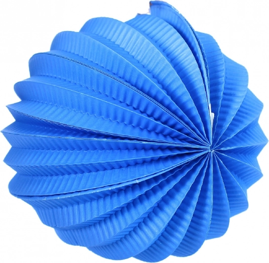Papirnati lampion kugla plavi 20 cm