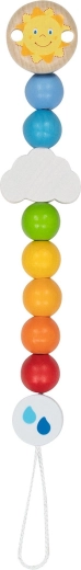 Rainbow pacifier chain - 1 piece