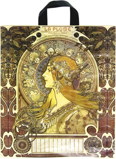 Kupovna torba A. Mucha 41 × 46 cm