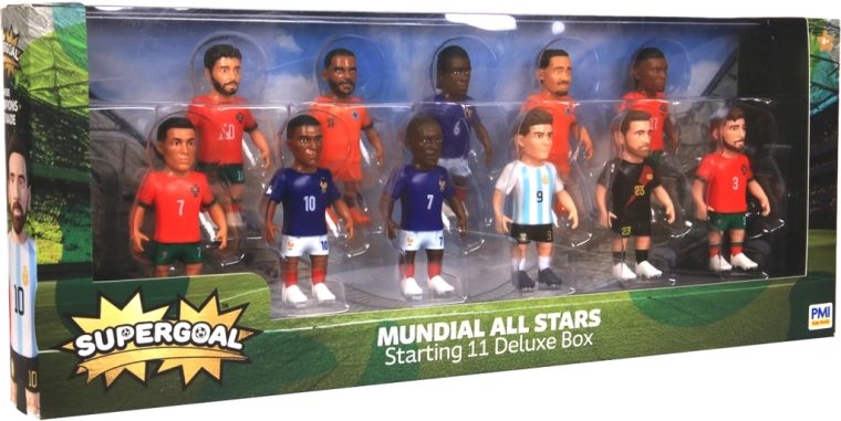 Supergoal deluxe kutija figurica nogometaša 11 kom