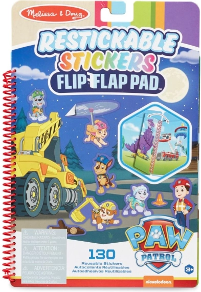 Paw Patrol preljepljivi samoljepljivi flip-flap blok – Ultimativna misija