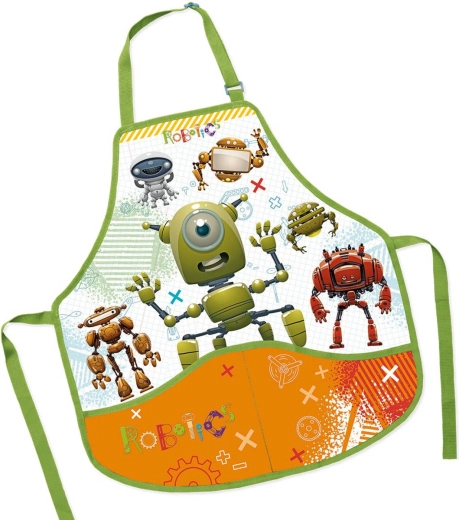Dječja radna pregača Roboti 50 × 55 cm - 1 komad